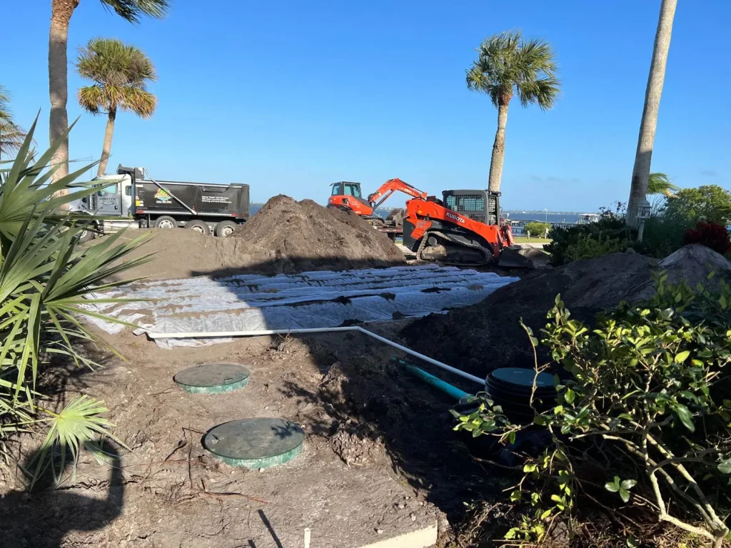 Crotty Services crew working in Palm Bay