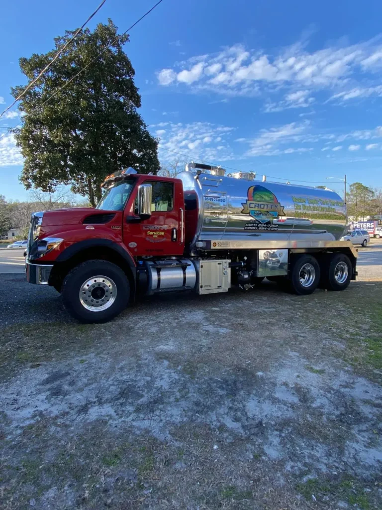 Crotty Services pump truck