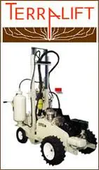 Terralift drainfield rejuvenation machine